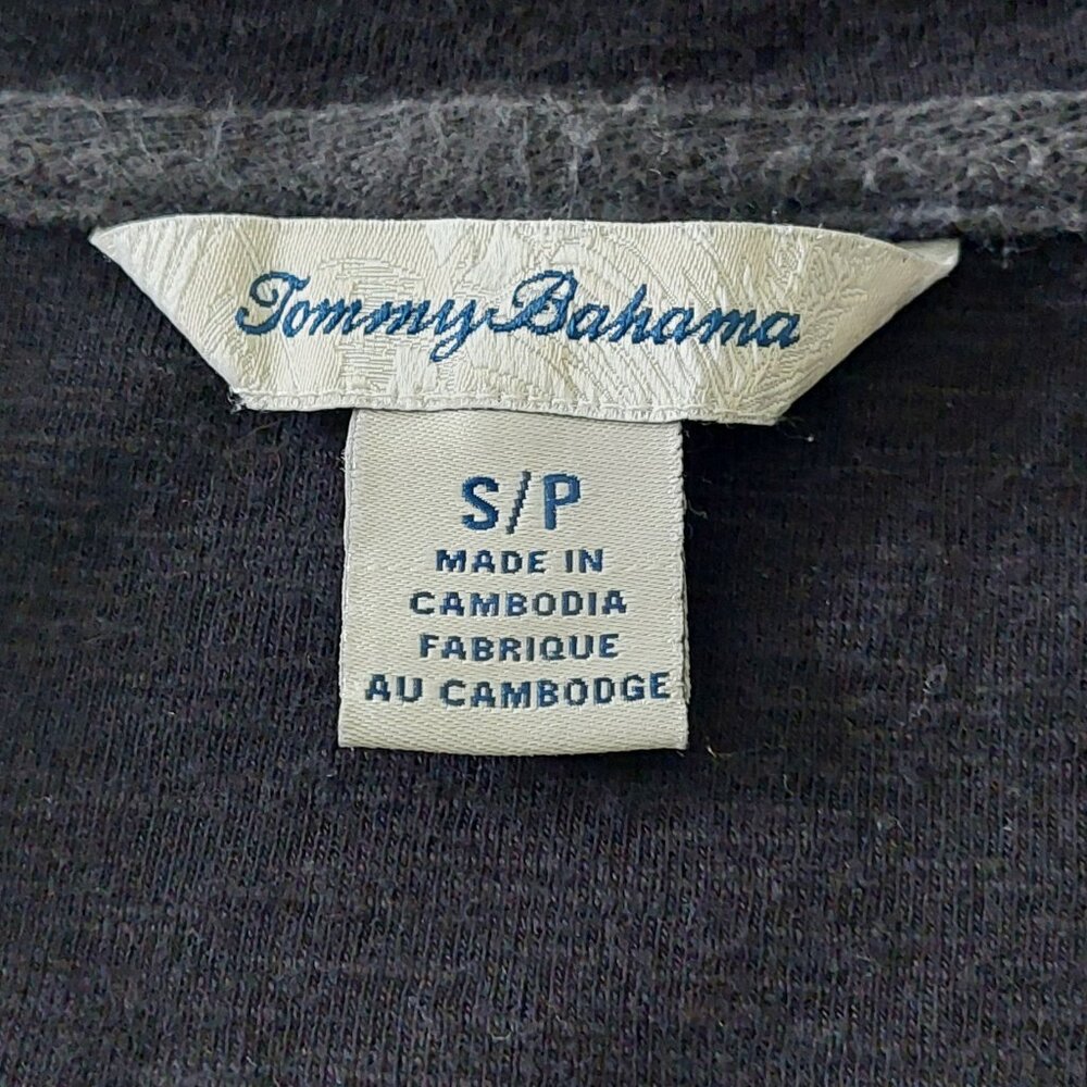 Tommy Bahama Black Long Sleeve Top Women's Size S/P - Picture 5 of 6